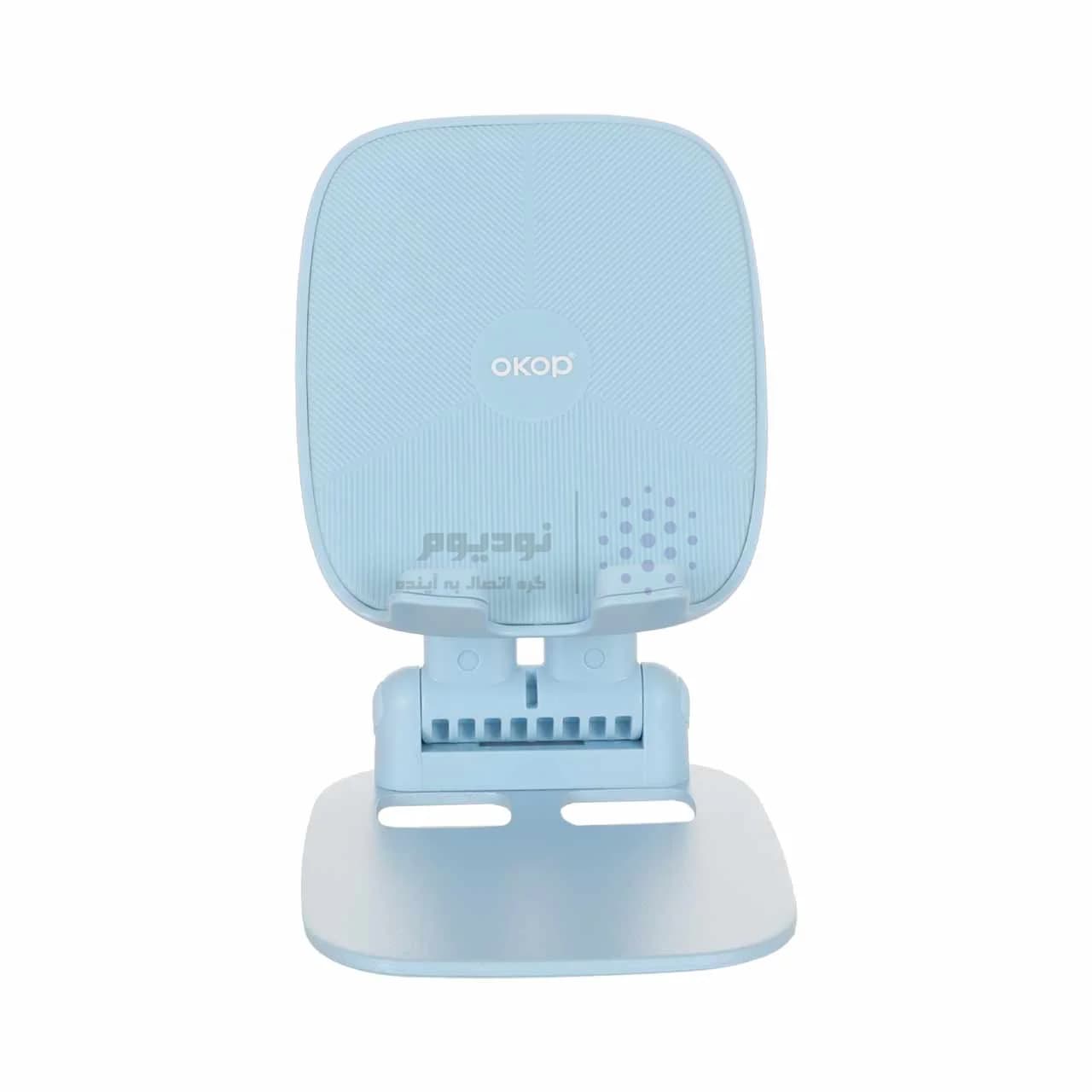 هولدر گوشی موبایل رومیزی Okop مدل KP-933 – آبی — تصویر ۲