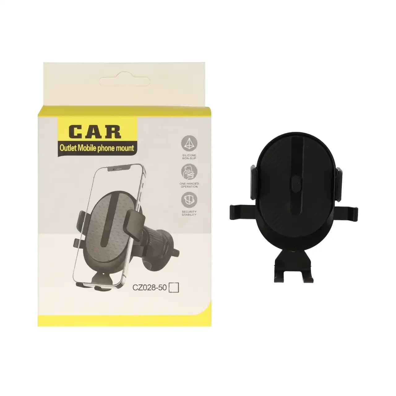 هولدر گوشی موبایل دریچه کولری مدل CZ028-50 – مشکی – BSA
