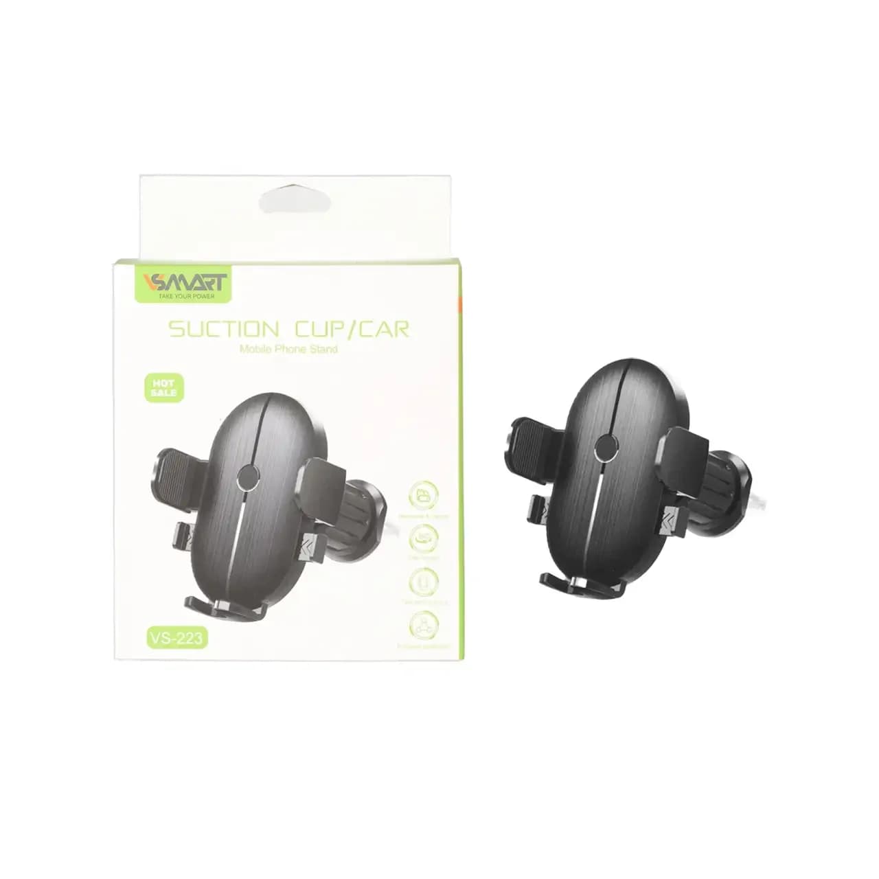 هولدر گوشی موبایل دریچه کولری V-Smart مدل VS-223 – مشکی – BSA