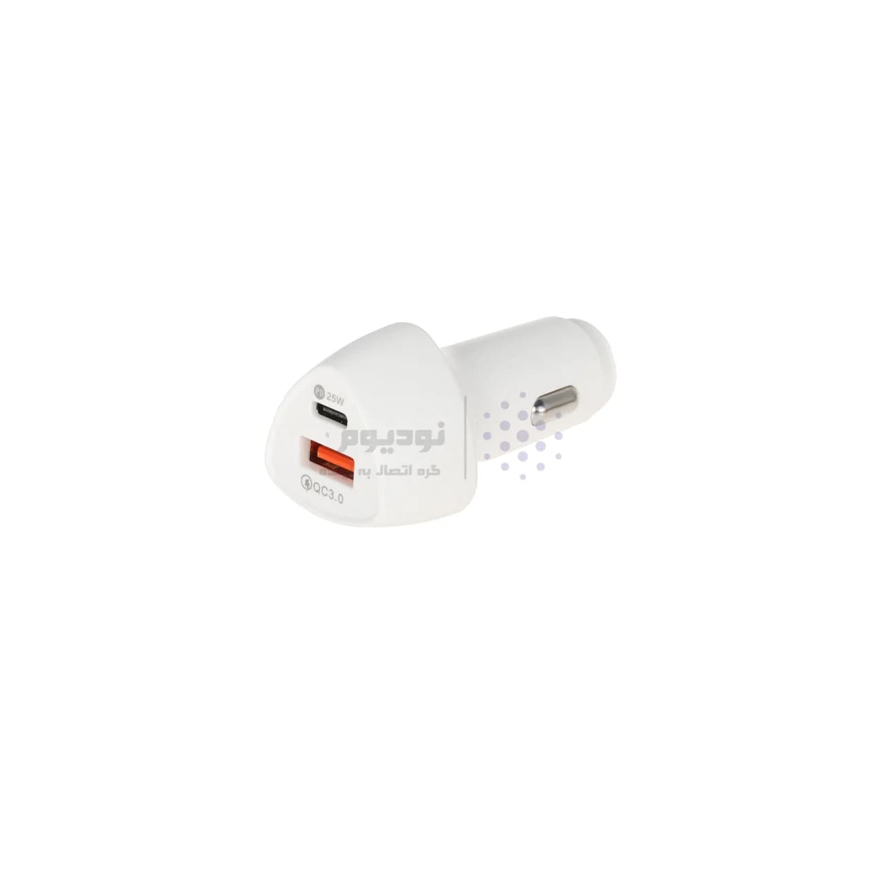شارژر فندکی PD و فست دو پورت مدل CC-84 45W – سفید DST (گارانتی شش ماهه) — تصویر ۳