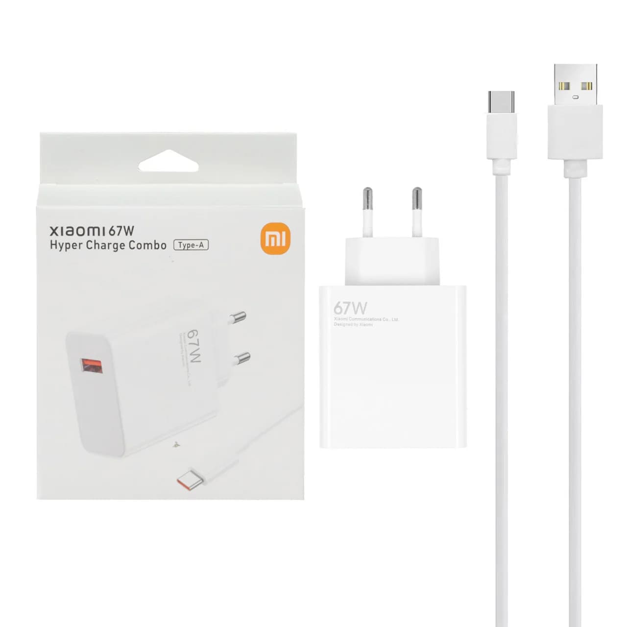 شارژر دیواری فست تک پورت Xiaomi مدل MDY-12-EZ 67W – سفید – بهمراه کابل Type-C – اصل چین – DST (گارانتی شش ماهه)