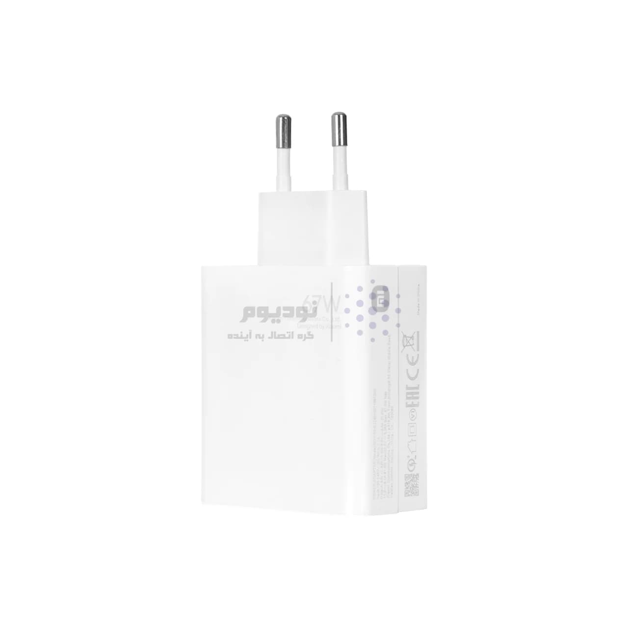 شارژر دیواری فست تک پورت Xiaomi مدل MDY-11-EZ 67W – سفید – DST (گارانتی شش ماهه) — تصویر ۲