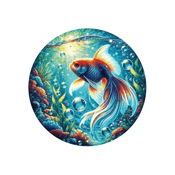 پازل 570 تکه آرت پازل مدل Aquarium کد 45705 — تصویر ۲