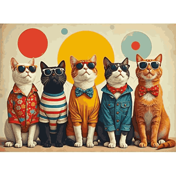 پازل 500 تکه آرت پازل مدل Ready to Retro Summer کد 40510 — تصویر ۲