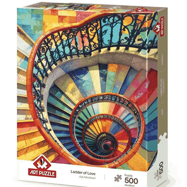 پازل 500 تکه آرت پازل مدل Ladder of Love کد 40512