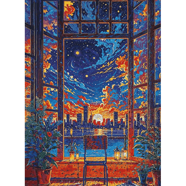 پازل 1000 تکه آرت پازل مدل Dream Window کد 41031 — تصویر ۲