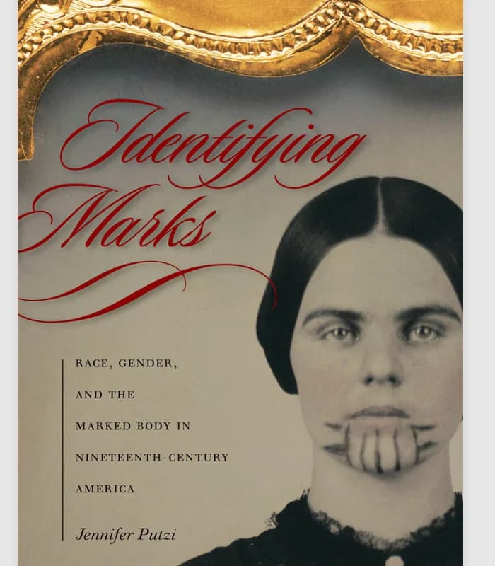 کتاب Identifying Marks: Race, Gender, and the Marked Body in Nineteenth-Century America (نشانه‌های هویتی) اثر جنیفر پوتزی – نسخه انگلیسی PDF