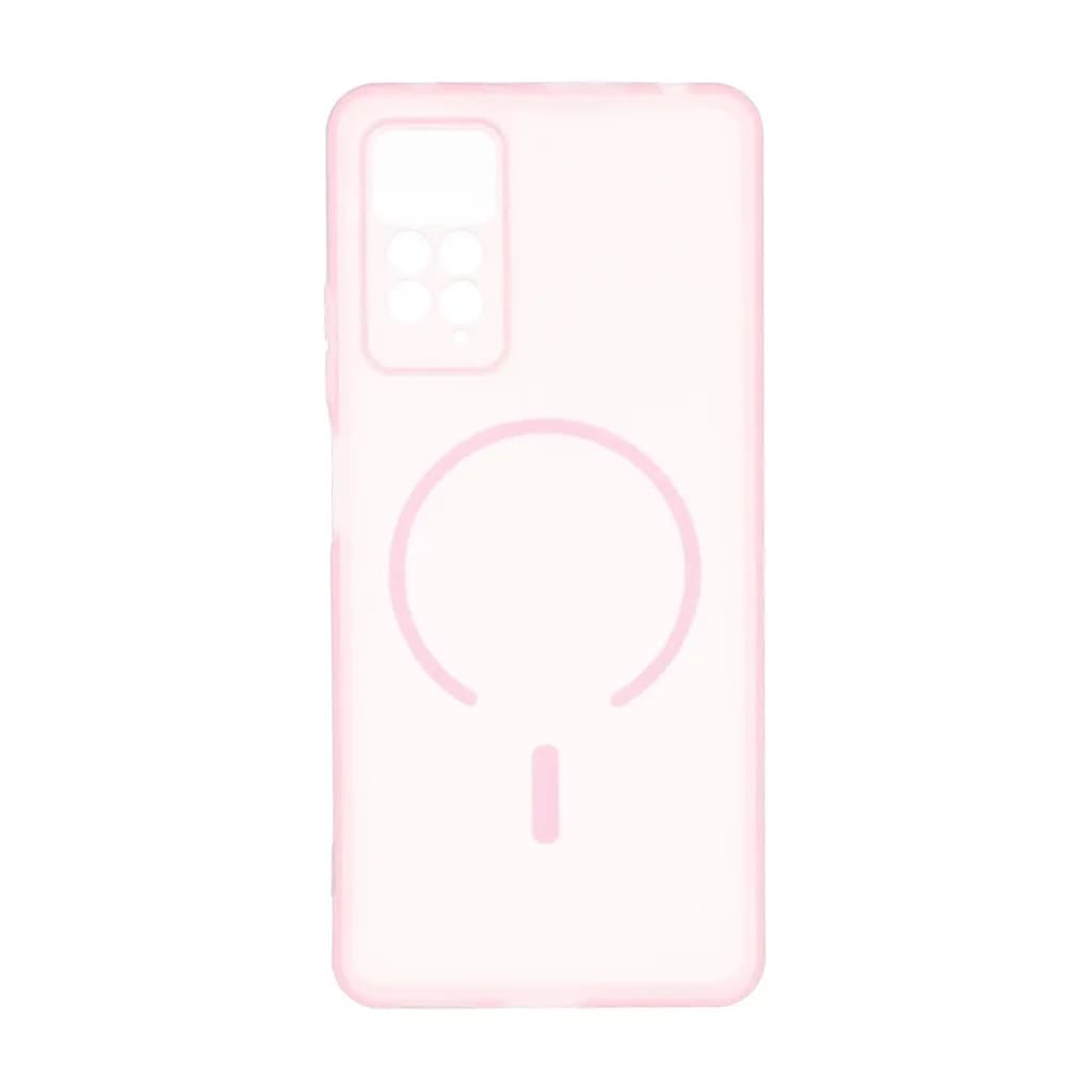 قاب ژله ای مات طرح مگ سیف Power محافظ لنزدار Xiaomi Redmi Note 12 Pro 4G / Redmi Note 11 Pro – صورتی — تصویر ۲