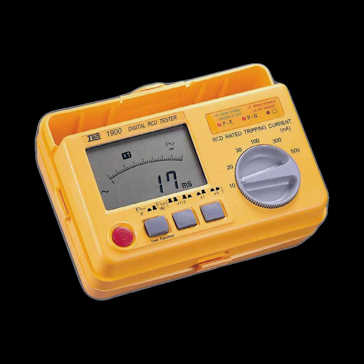 RCD تستر دیجیتال تی ای اس مدل TES-1900