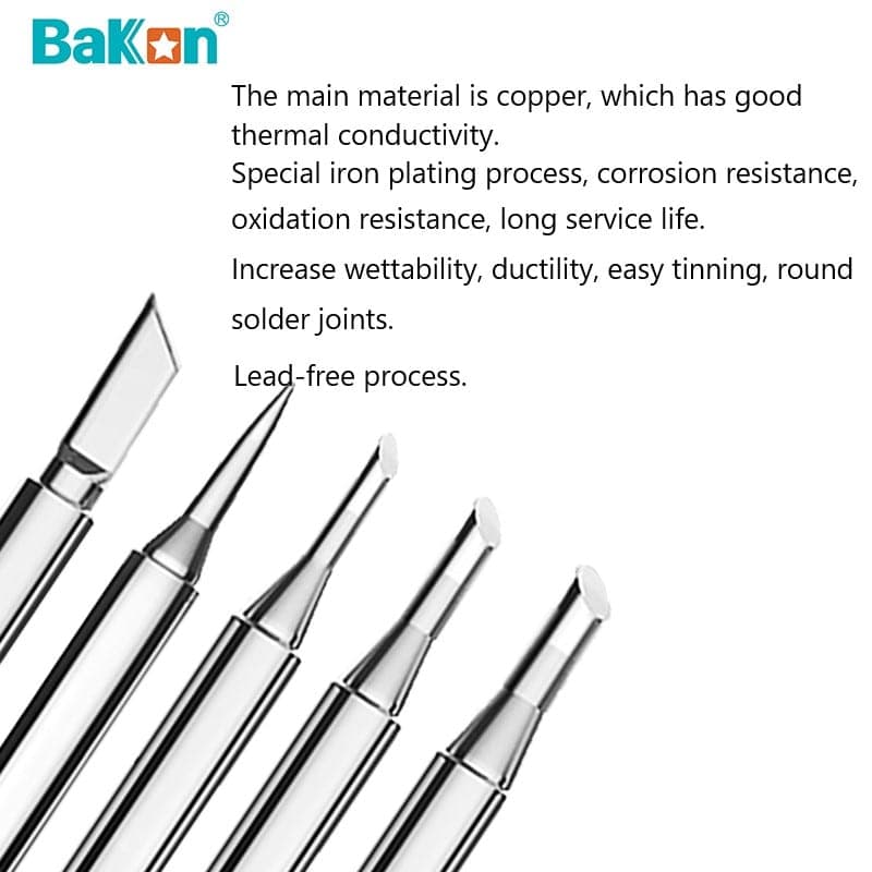 نوک هویه سرصاف باکون مدل Bakon BK600M-I — تصویر ۵