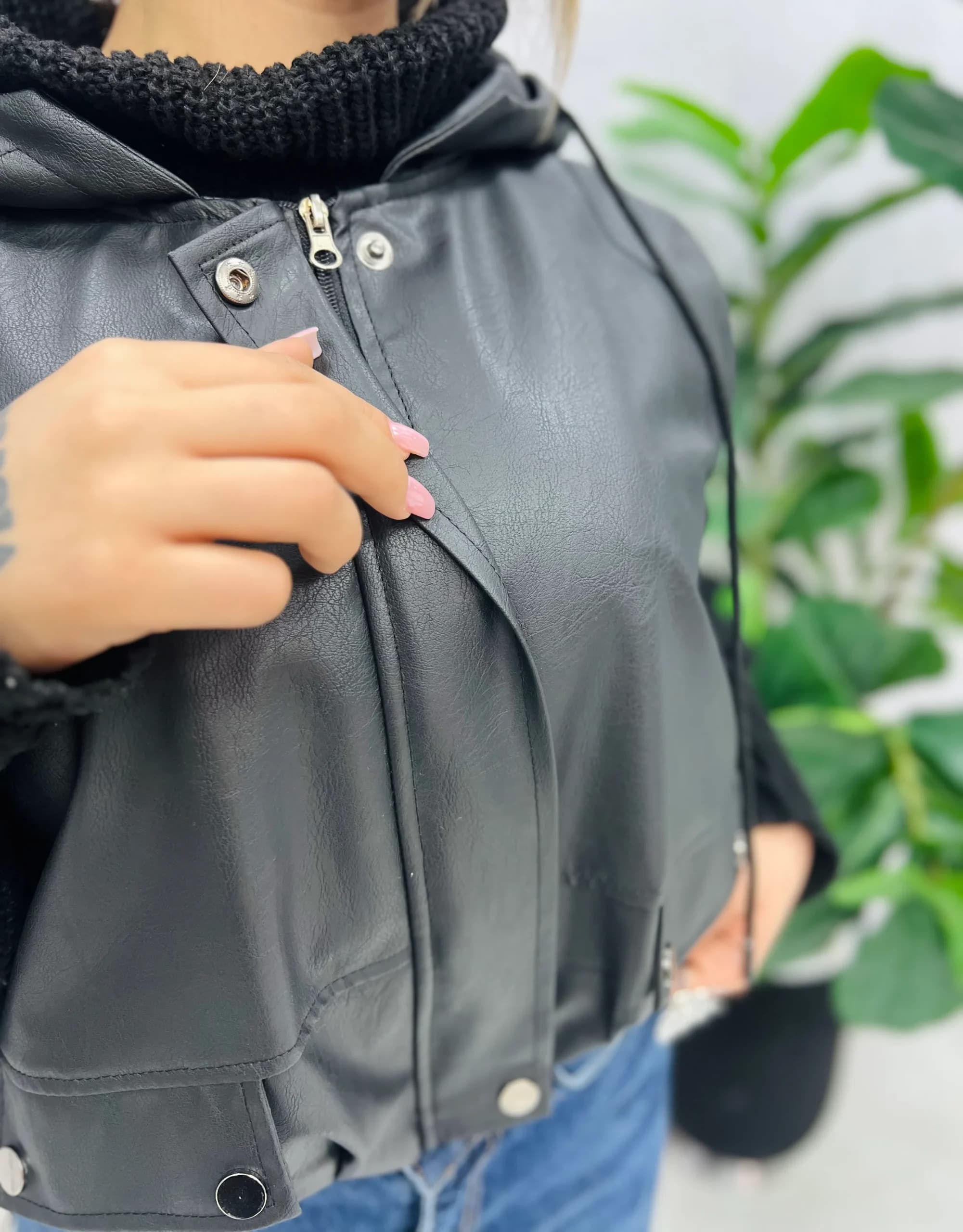 وست چرم دوجیب نبات — تصویر ۴