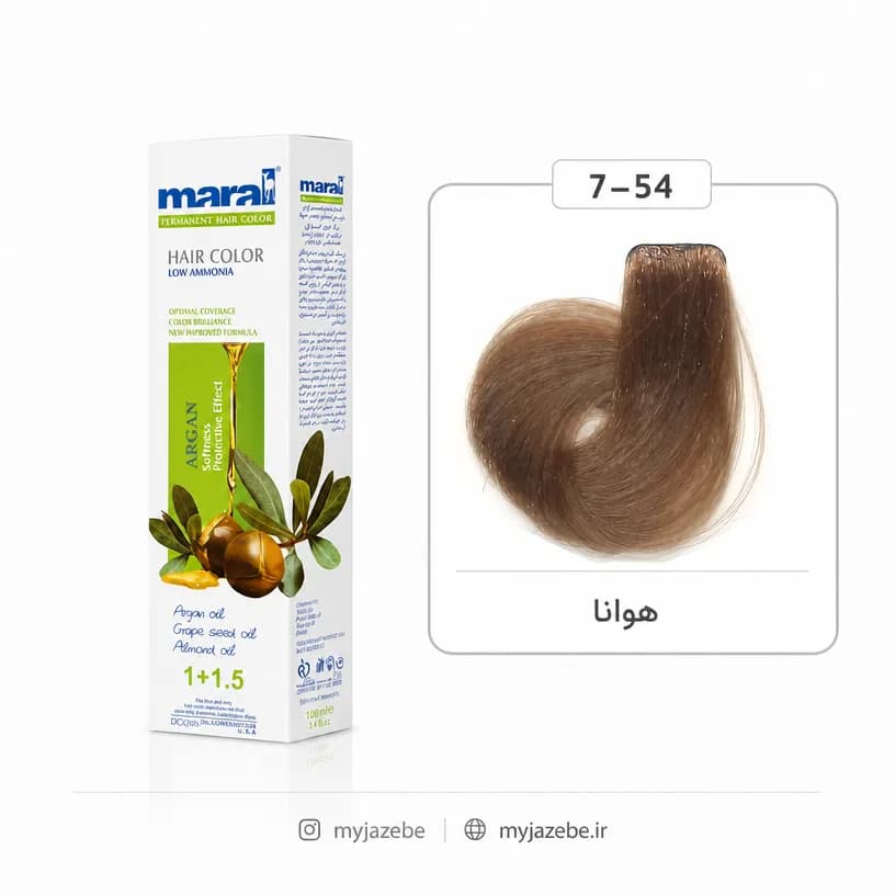 رنگ مو هاوانا مارال شماره Maral 7.54