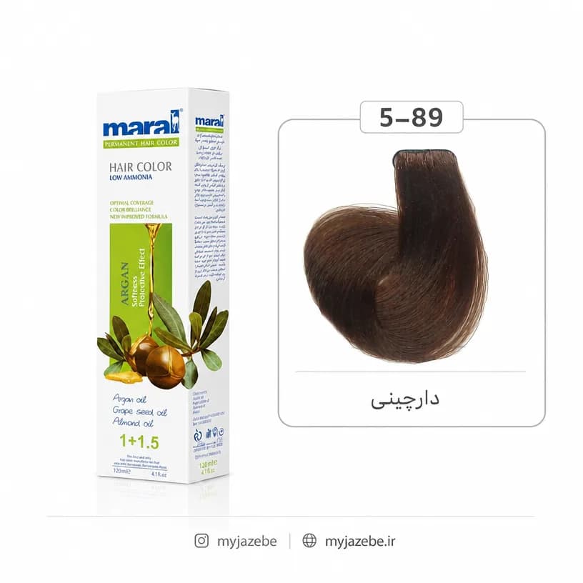 رنگ مو دارچینی مارال شماره Maral 5.89