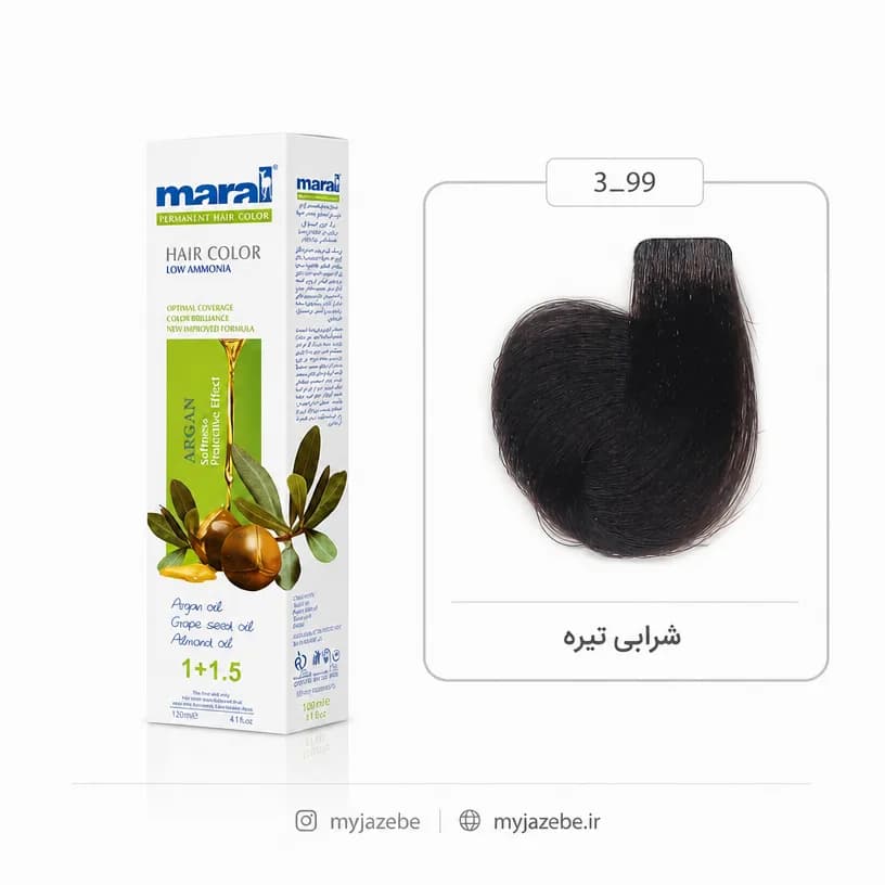 رنگ مو شرابی تیره مارال شماره Maral 3.99