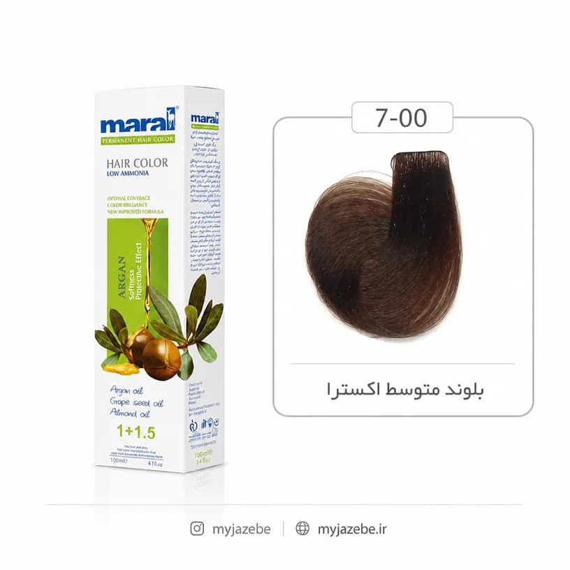 رنگ مو بلوند متوسط اکسترا مارال شماره Maral 7.00