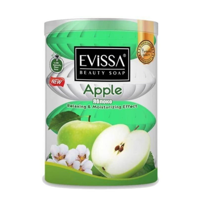 صابون اویسا EVISSA رایحه سیب APPLE بسته 4 عددی
