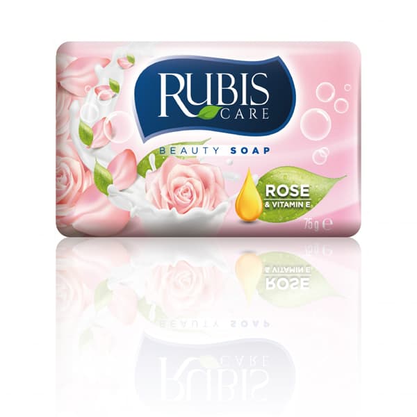 صابون روبیس RUBIS رایحه گل رز بسته 6 عددی