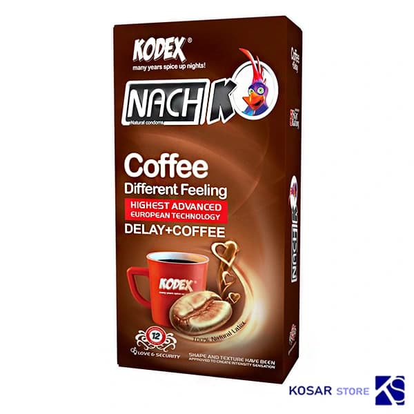 کاندوم تاخیری کدکس کافی دیلی Coffee بسته 12 عددی — تصویر ۳