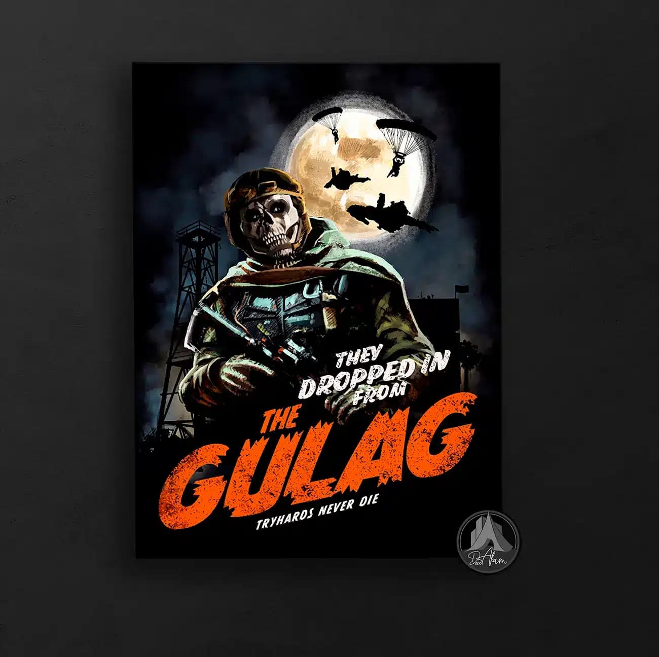 تابلو کالاف دیوتی وارزون طرح گولاگ Gulag کد DA-(7100) | دکور گیم نت