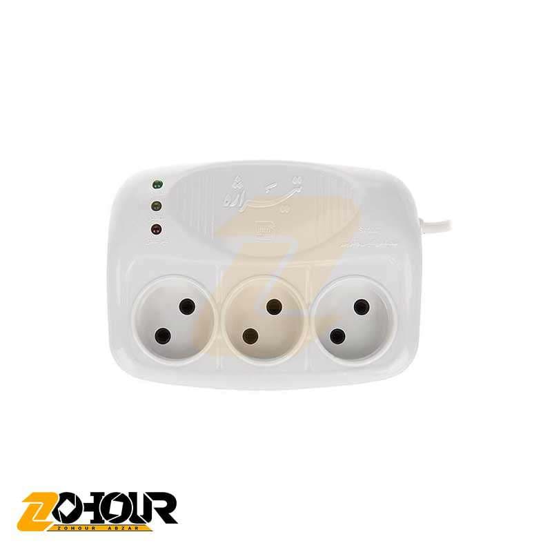 محافظ یخچال سه خانه بدون ارت سایز کابل 1.80 متری تیراژه مدل Tirajeh S4000 — تصویر ۲