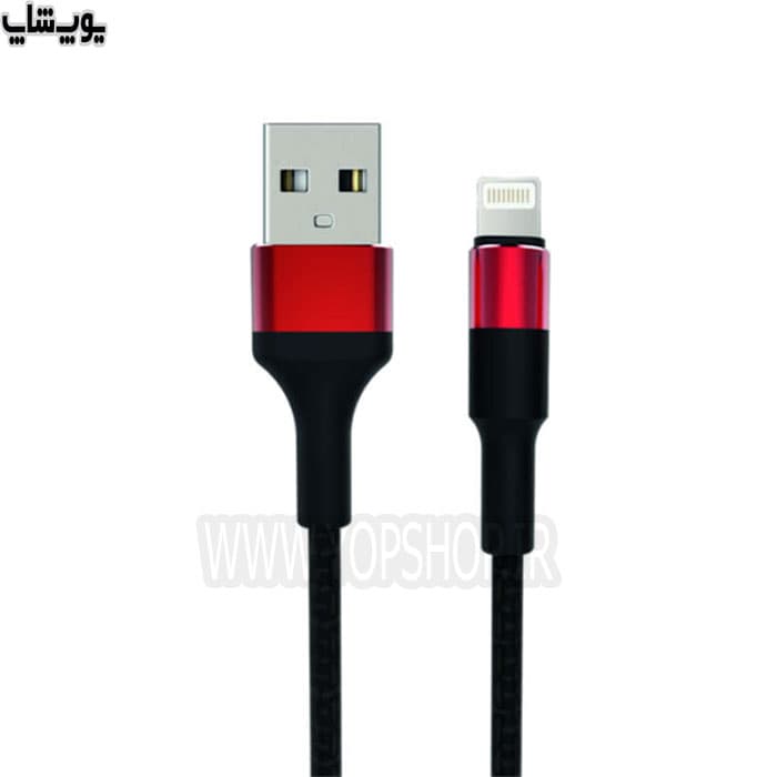 کابل شارژ سه متری USB به لایتنینگ موکسوم مدل MOXOM CC-55