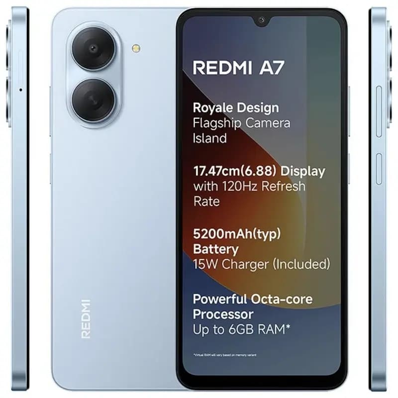 گوشی موبایل شیائومی مدل Redmi A7 دو سيم‌ کارت ظرفیت 64 گیگابایت و رم 3 گیگابایت — تصویر ۵
