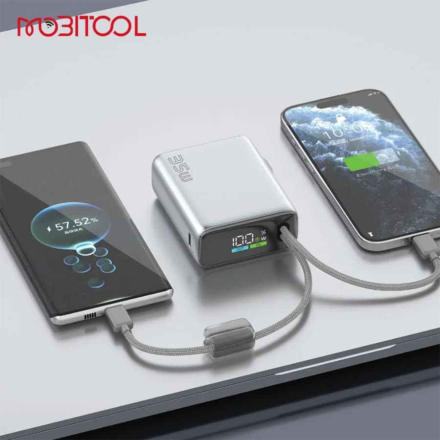 پاوربانک 35 وات 10000 میلی آمپر گرین لاین Green Lion IBIZA 10000mAh Power Bank 35W — تصویر ۲