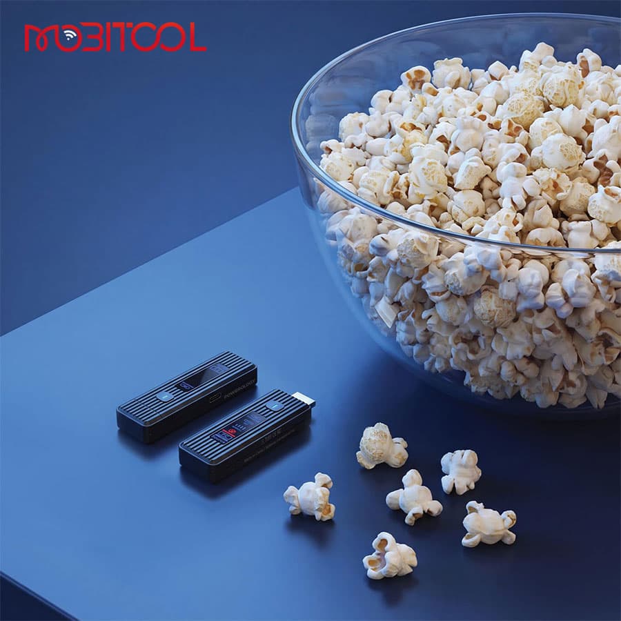 دانگل انتقال تصویر بی سیم HDMI پاورولوژی Powerology VELINK Wireless HDMI Transmitter & Receiver PHDMRABK — تصویر ۲