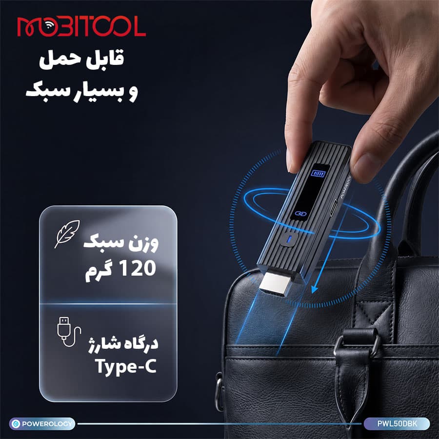 دانگل انتقال تصویر بی سیم HDMI پاورولوژی Powerology VELINK Wireless HDMI Transmitter & Receiver PHDMRABK — تصویر ۵