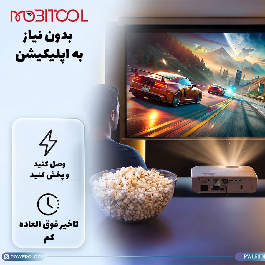 دانگل انتقال تصویر بی سیم HDMI پاورولوژی Powerology VELINK Wireless HDMI Transmitter & Receiver PHDMRABK — تصویر ۷