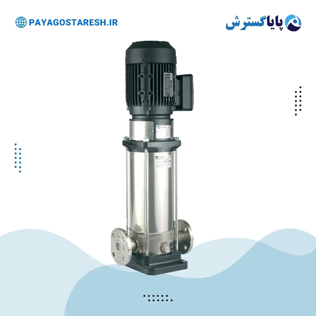 پمپ طبقاتی عمودی ابارا EVM/B 5-6 F5/1.1 IE2 تمام استیل