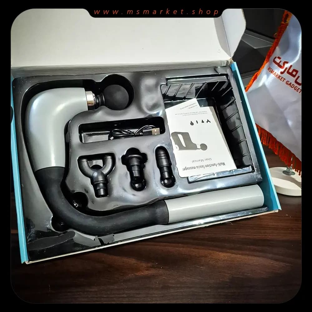 ماساژور عصایی مدل Fascial Gun Massage — تصویر ۴