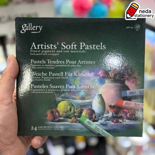 پاستل گچی 24 رنگ گالری (gallery)