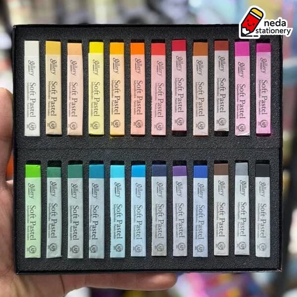 پاستل گچی 24 رنگ گالری (gallery) — تصویر ۲
