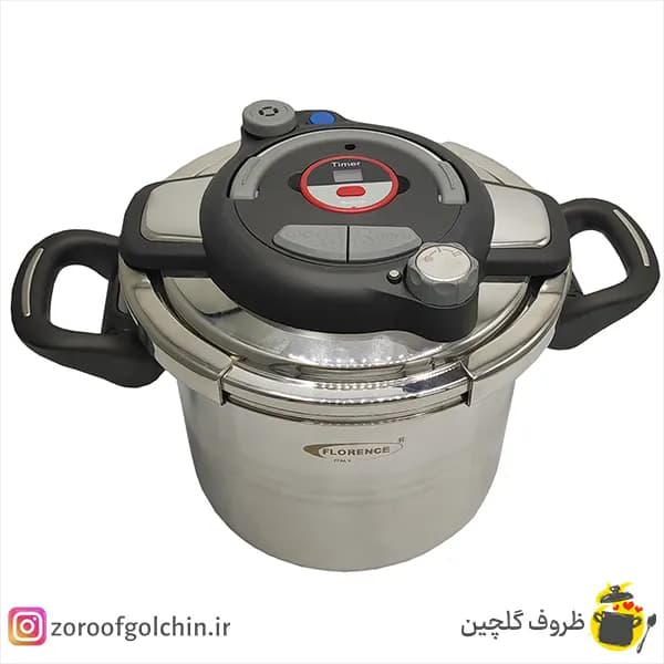زودپز فلورانس دوقلو کلیپسی 5+7 لیتری — تصویر ۳