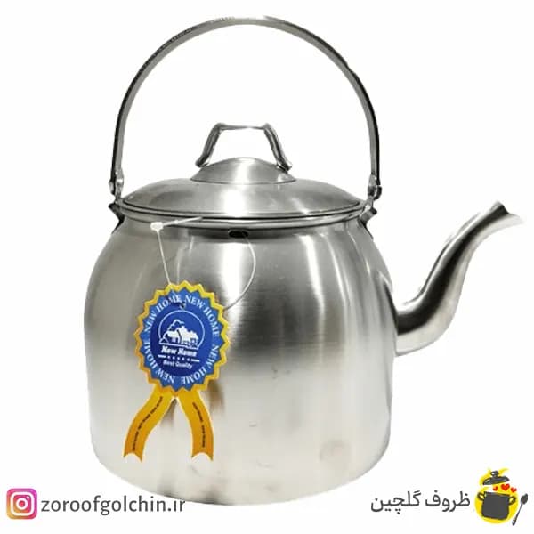 کتری نیوهوم 3 لیتری مدل 2012 کفی دولایه چدنی — تصویر ۳