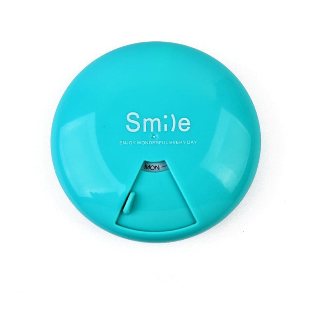 جعبه قرص هفتگی چرخشی مدل Smile ضدآب و قابل حمل