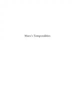 دانلود کتاب Marx’s temporalities – مواقع مارکس