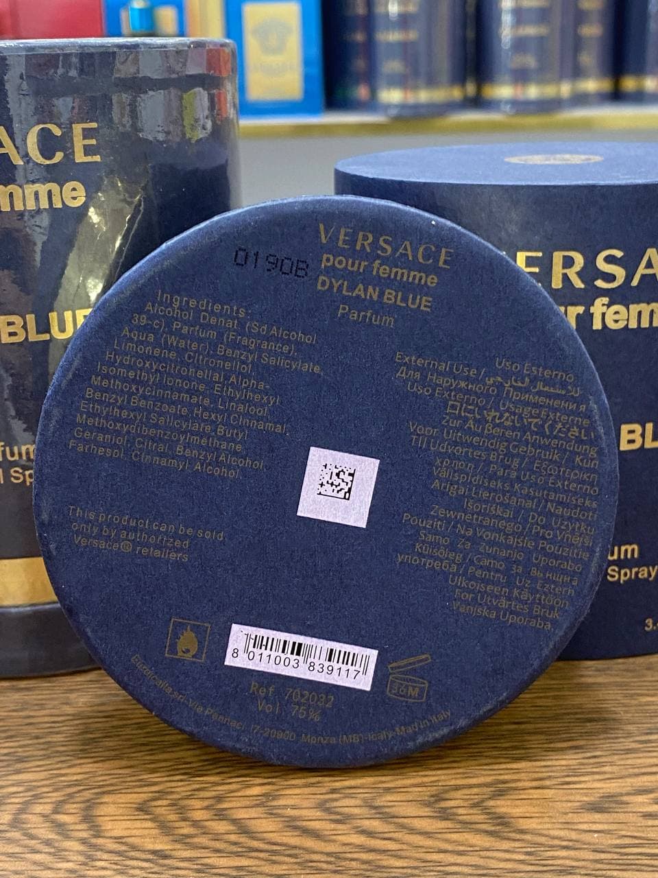 ادکلن ورساچه پور فم دیلان بلو اورجینال Versace Pour Femme Dylan Blue — تصویر ۸