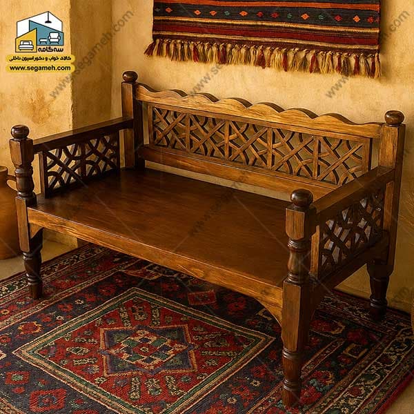 تخت سنتی دو نفره مدل CSP21