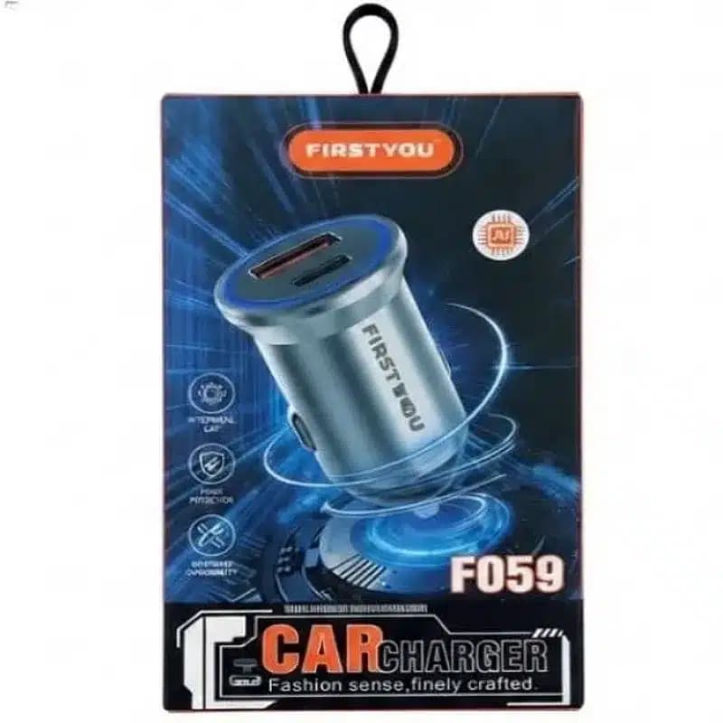 شارژر فندکی داخل خودرو First You مدل F059 — تصویر ۳