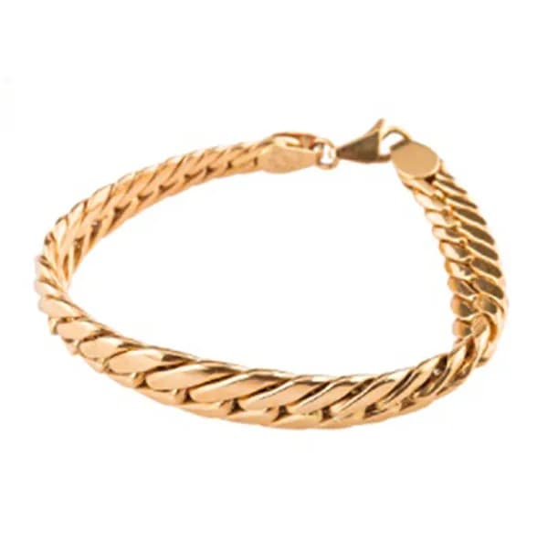 دستبند طلا 18 عیار زنانه دوست خوب مدل کارتیه حصیری کد dk150