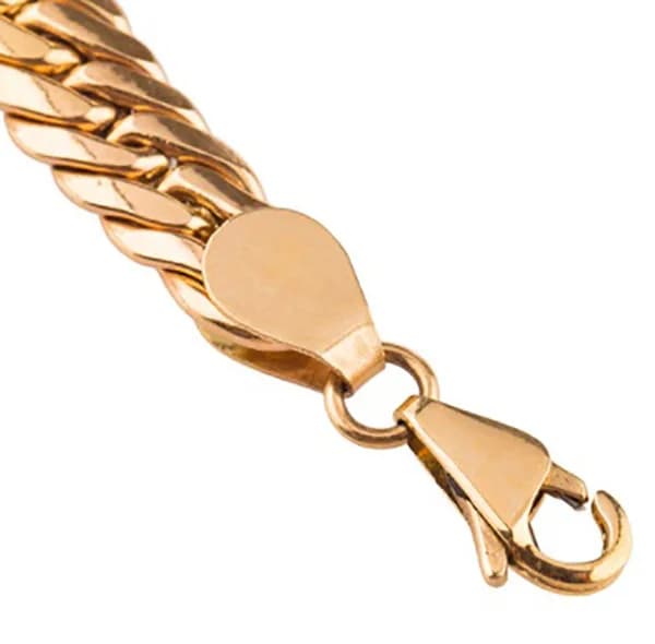 دستبند طلا 18 عیار زنانه دوست خوب مدل کارتیه حصیری کد dk150 — تصویر ۳