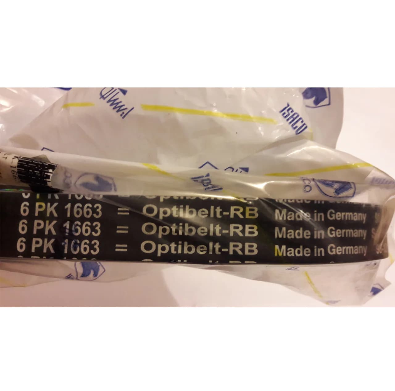 تسمه دینام ایساکو مدل 6pk1663 — تصویر ۳