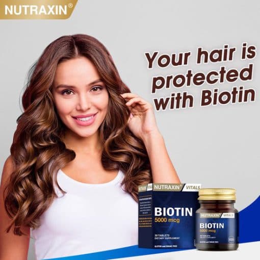 بیوتین نوتراکسین Nutraxin Biotine — تصویر ۲