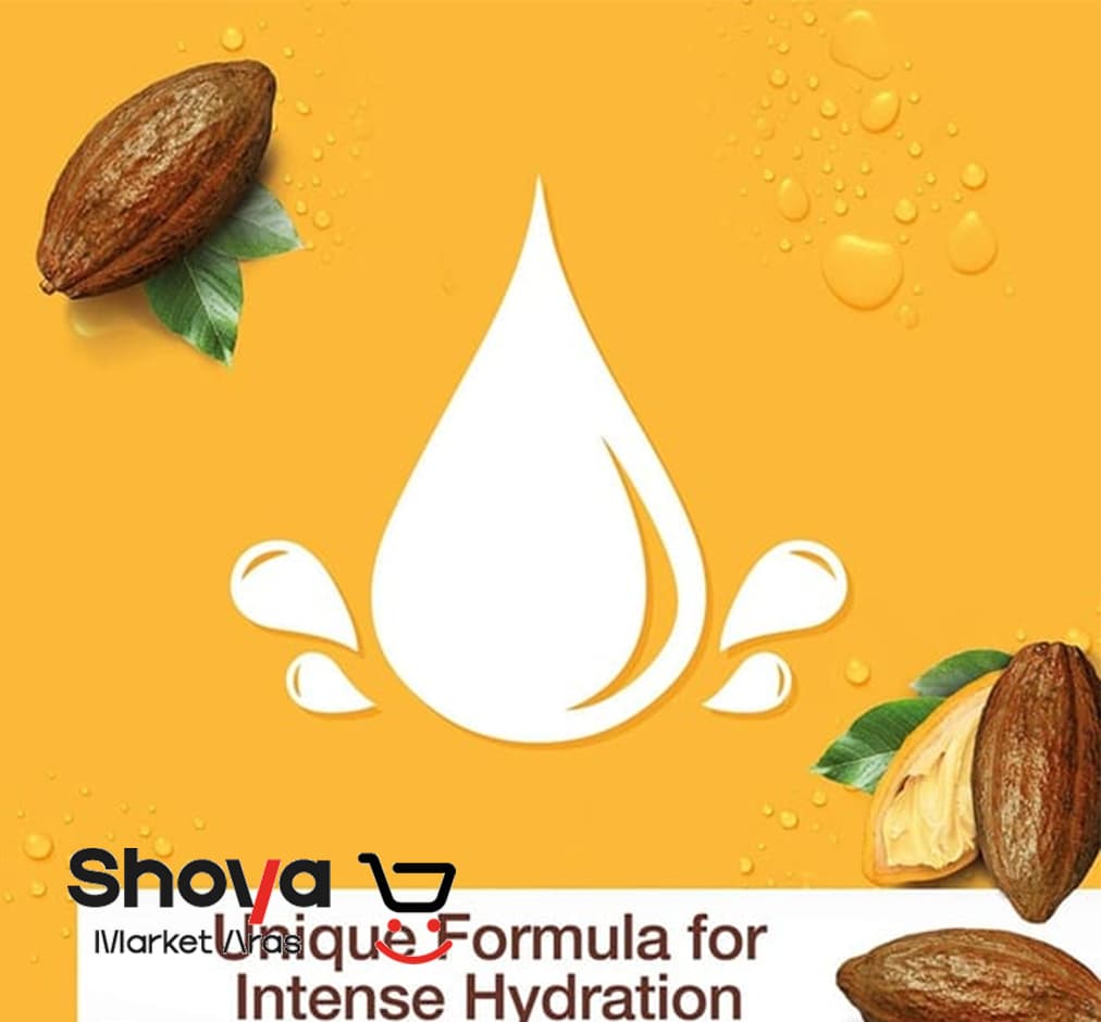 شامپو بدن جانسون Johnson’s مدل Vita-Rich Nourishing مرطوب‌کننده حاوی کره کاکائو حجم 750 میلی‌لیتر — تصویر ۲