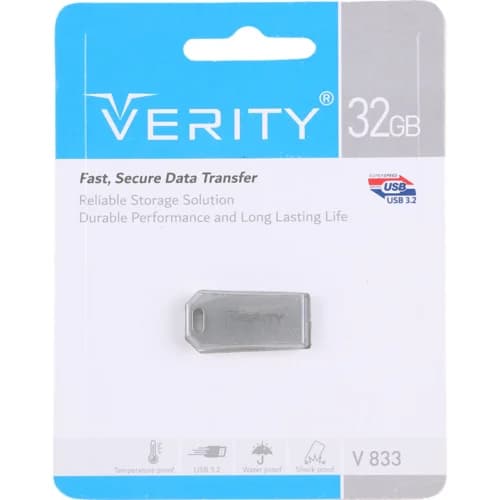 فلش 32 گیگ وریتی V833 USB3.2 — تصویر ۲