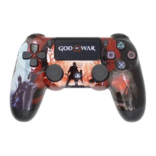 دسته بازی بی سیم SONY PlayStation 4 DualShock 4 High Copy طرح God of War کد 12