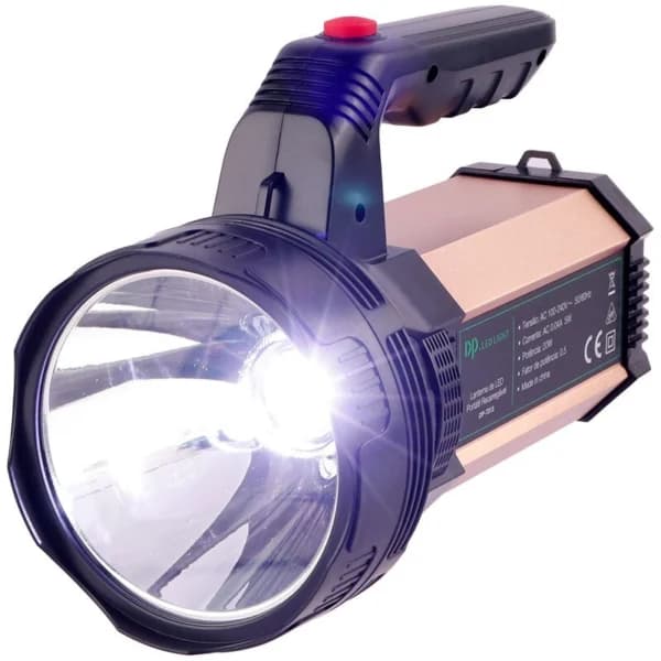 چراغ قوه شارژی DP.LED Light DP-7313 پک ضعیف — تصویر ۴