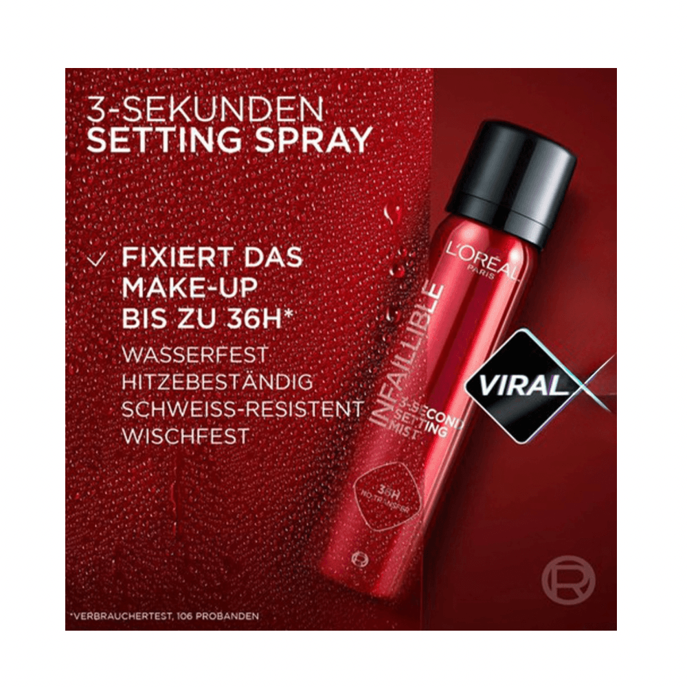 اسپری فیکس آرایش لورآل اینفالیبل L’Oréal Infaillible — تصویر ۲